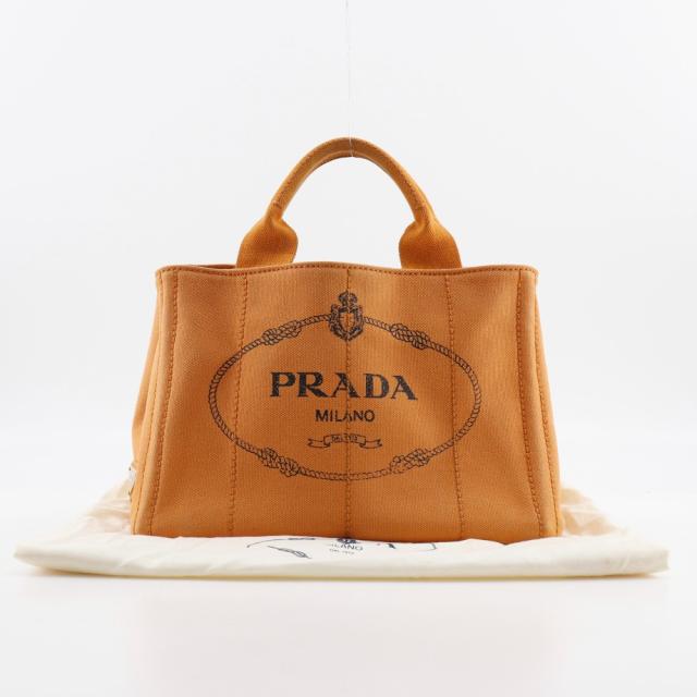 プラダ カナパ オレンジ PRADA プラダ CANAPA カナパ ロゴ トート
