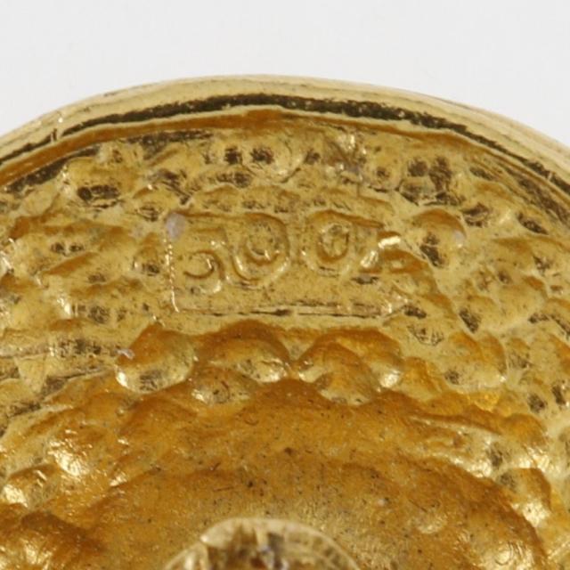 CHANEL シャネル ロゴ フラワー フラワー 金メッキ カフス メンズ 【中古】