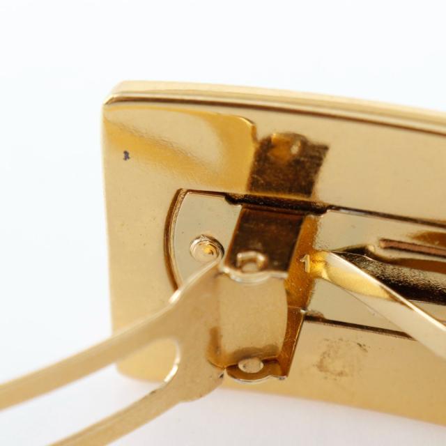 CHANEL シャネル ロゴ 金メッキ バレッタ レディース 【中古】_3