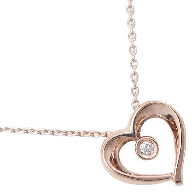 STAR JEWELRY スタージュエリー ハート 1Pダイヤ K10ピンクゴールド 