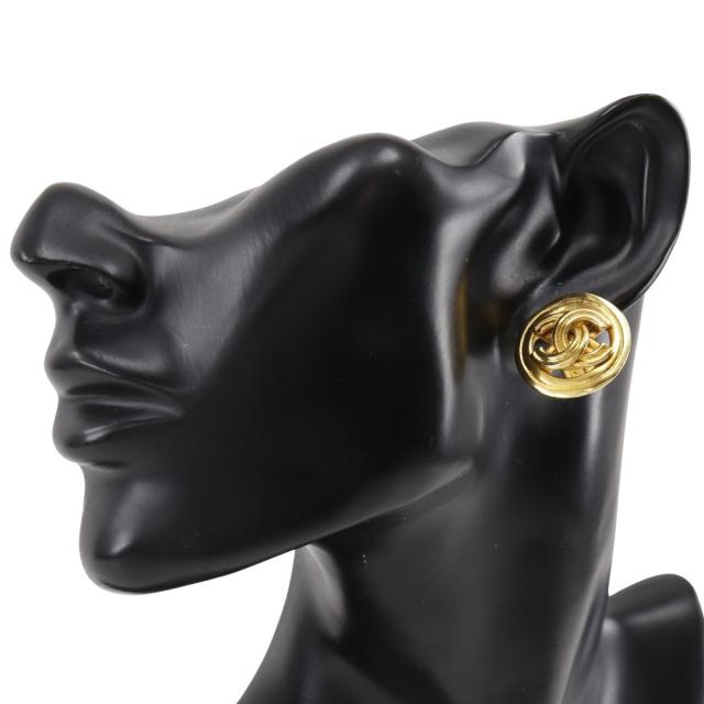 CHANEL シャネル ココマーク ヴィンテージ 金メッキ イヤリング 11.7g レディース_1