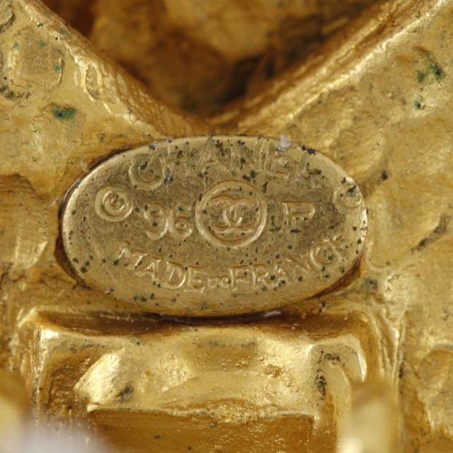 CHANEL シャネル ココマーク ヴィンテージ 金メッキ イヤリング 11.7g レディース_8
