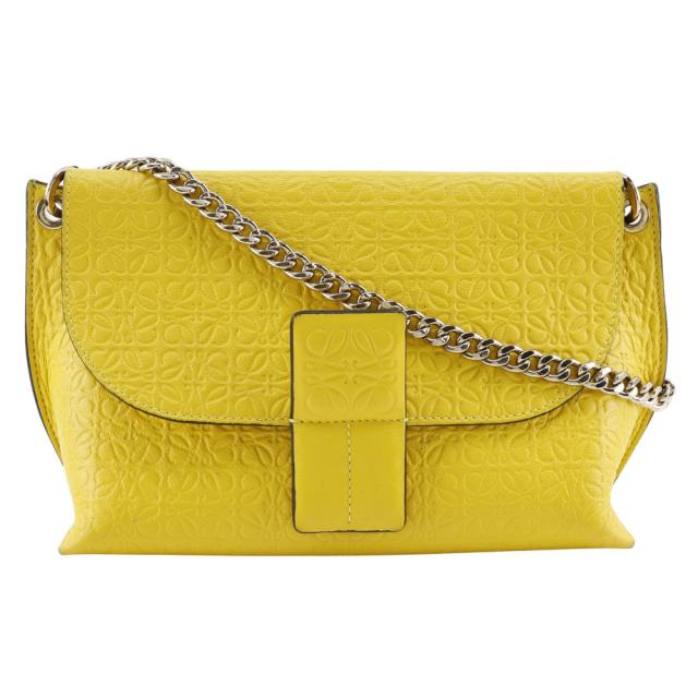 LOEWE ロエベ アベニュー リピートアナグラム リピートアナグラム カーフ 黄