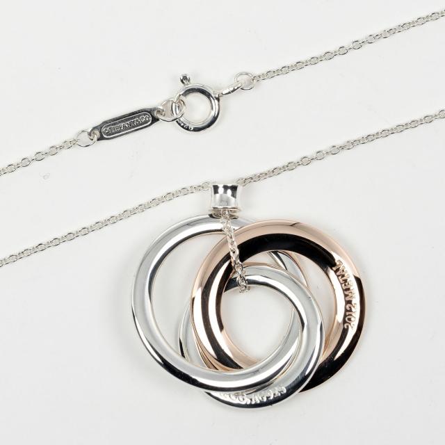 TIFFANY&Co. ティファニー 1837 インターロッキング サークル シルバー925 ネックレス 5.11g_5