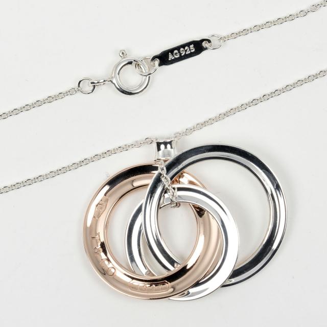 TIFFANY&Co. ティファニー 1837 インターロッキング サークル シルバー925 ネックレス 5.11g_6