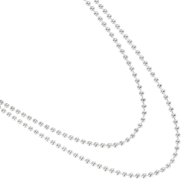TIFFANY&Co. ティファニー 84cm ボールチェーン シルバー925 