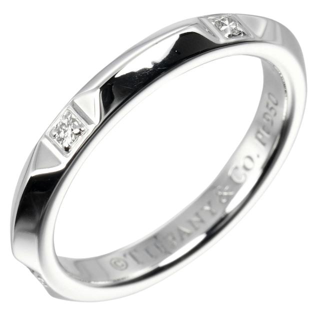 TIFFANY&Co. ティファニー トゥルー バンド Pt950プラチナ 6.5号  