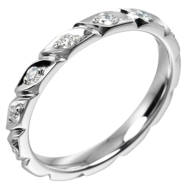 Chaumet ショーメ トルサード Pt950プラチナ 9.5号 リング・指輪 3.8g  