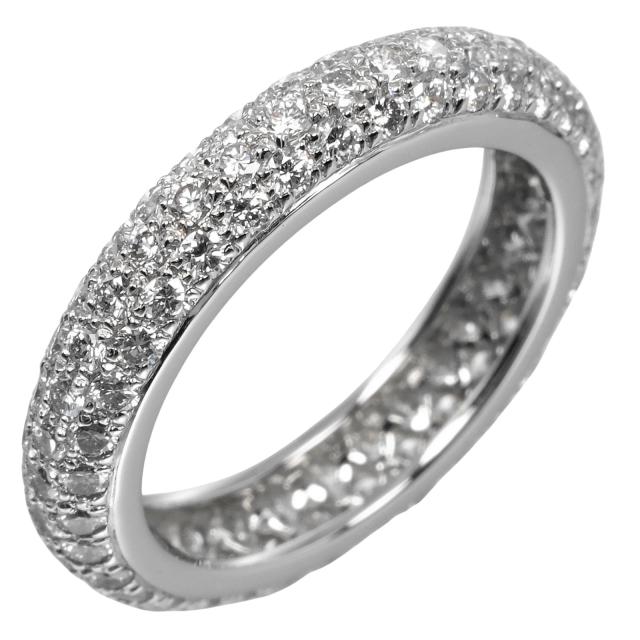 CARTIER カルティエ ミミスター Pt950プラチナ 7号 リング・指輪 3.75g レディース 【中古】