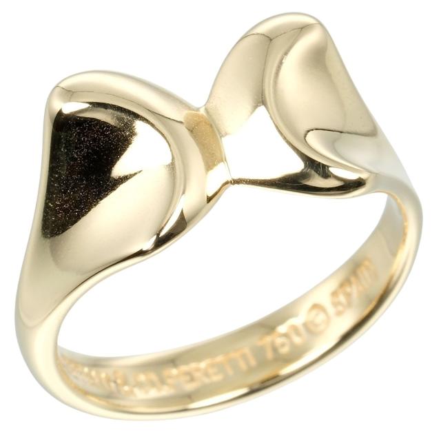 ティファニー　リボンリング　イエローゴールド　k18 TIFFANY&Co. ティファニー リボン リング・指輪 K18イエロー