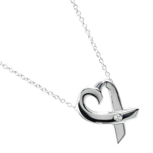 ティファニー　ラビングハートネックレス　シルバー925 TIFFANY&Co. ティファニー ラビングハート ネックレス シルバー