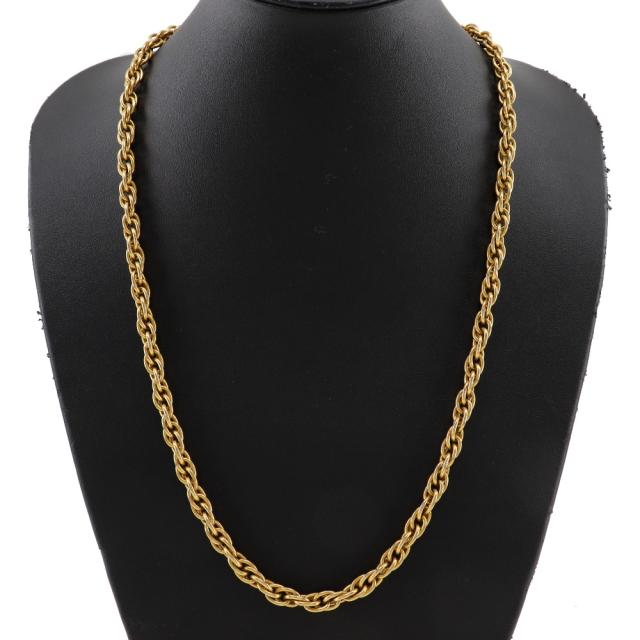 CHANEL シャネル ロングチェーン ヴィンテージ 金メッキ ネックレス 90.2g レディース_1