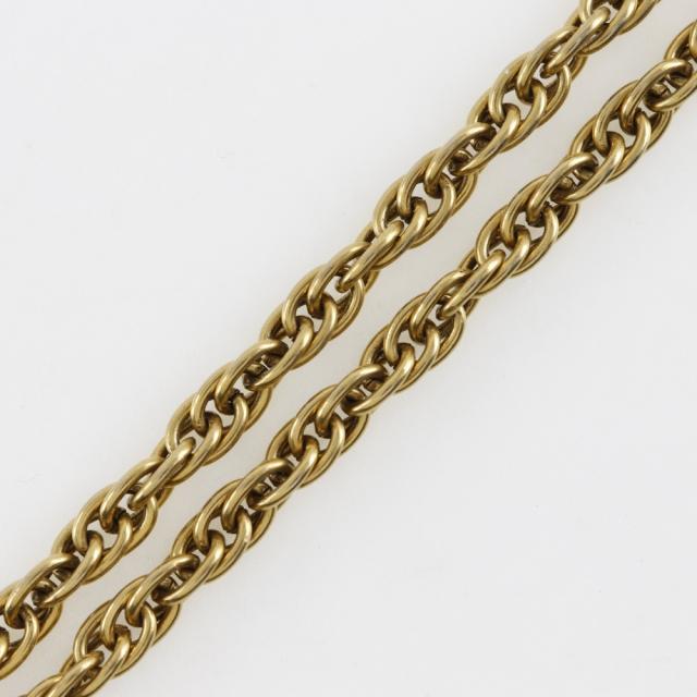 CHANEL シャネル ロングチェーン ヴィンテージ 金メッキ ネックレス 90.2g レディース_2