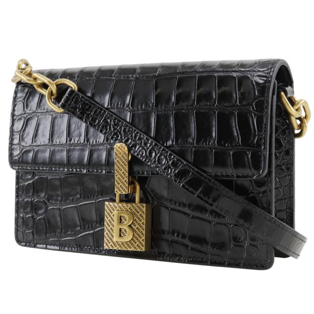BALENCIAGA バレンシアガ ミニショルダー 2WAYクラッチ 型押し BALENCIAGA バレンシアガ ミニショルダー 2WAYクラッチ 型押し