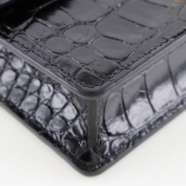 BALENCIAGA バレンシアガ ミニショルダー 2WAYクラッチ 型押しレザー 黒 ショルダーバッグ_3