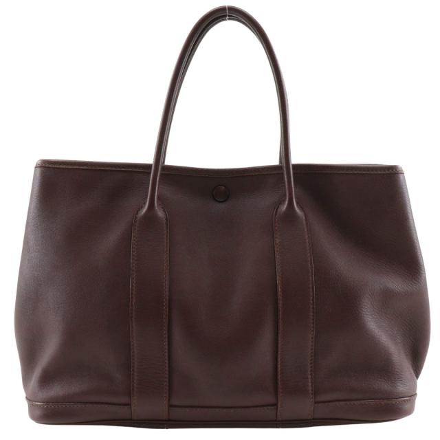 HERMES エルメス ガーデンパーティ30 TPM ヴォースイフト ハバナ 茶 