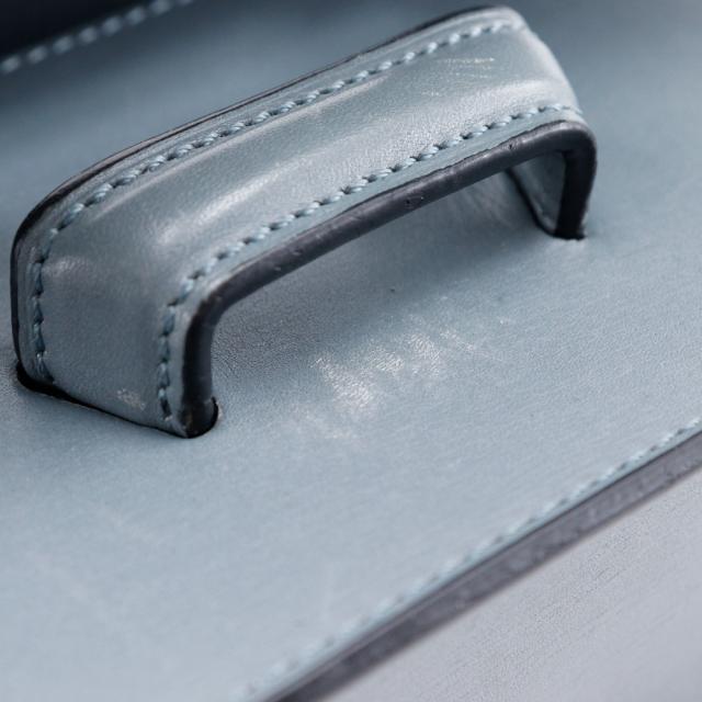 LOEWE ロエベ バルセロナ スモール カーフ ストーンブルー 水色 ショルダーバッグ_11