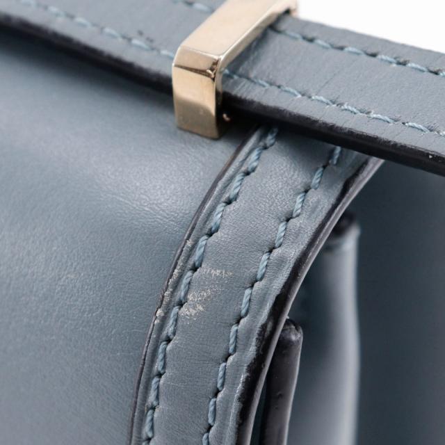 LOEWE ロエベ バルセロナ スモール カーフ ストーンブルー 水色 ショルダーバッグ_13
