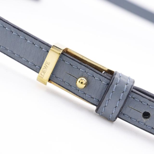 LOEWE ロエベ バルセロナ スモール カーフ ストーンブルー 水色 ショルダーバッグ_15