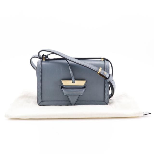 LOEWE ロエベ バルセロナ スモール カーフ ストーンブルー 水色 ショルダーバッグ_19