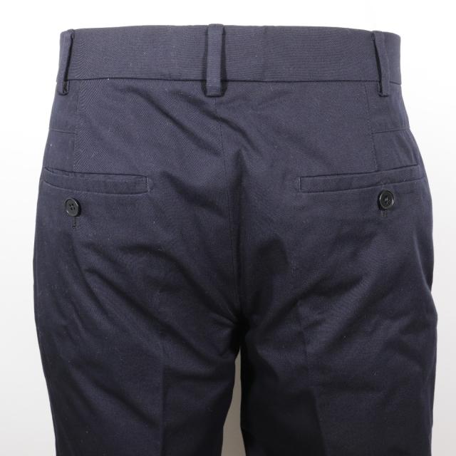HERMES エルメス H835210H40142 コットン 紺 パンツ メンズ 【中古】
