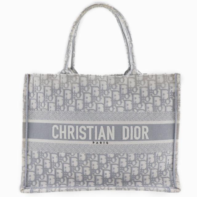 Dior クリスチャンディオール ブックトート ミディアム オブリーク オブリーク コットン