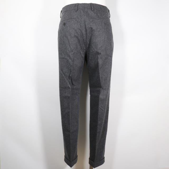 HERMES エルメス ウール グレー パンツ メンズ 【中古】_2