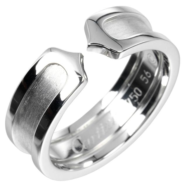 CARTIER カルティエ 2C K18ホワイトゴールド 16号 リング・指輪 8g  
