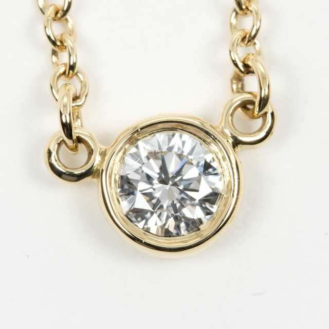 TIFFANY&Co. ティファニー バイザヤード 約0.08ct ネックレス 18