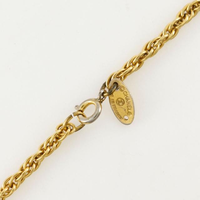 CHANEL シャネル ココマーク ヴィンテージ 金メッキ ネックレス 13.6g レディース_3