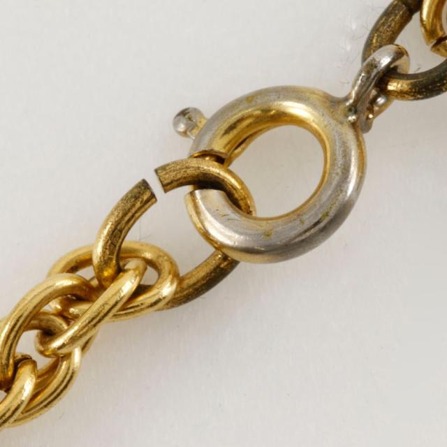 CHANEL シャネル ココマーク ヴィンテージ 金メッキ ネックレス 13.6g レディース_5