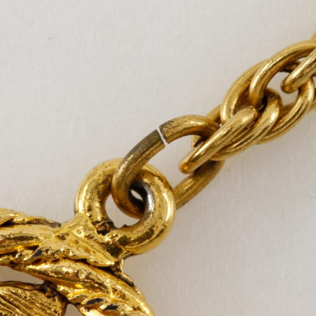 CHANEL シャネル ココマーク ヴィンテージ 金メッキ ネックレス 13.6g レディース_6