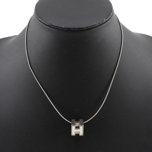 HERMES エルメス カージュドアッシュ Hキューブ 金属製 シルバー 