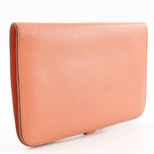 HERMES エルメス ドゴンGM シェーブル ピンク 長財布 レディース 【中古】_2