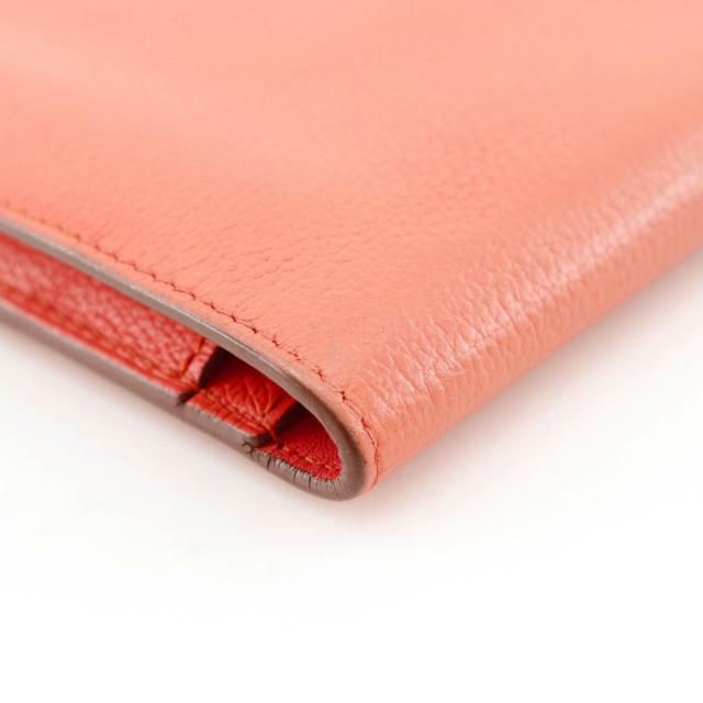 HERMES エルメス ドゴンGM シェーブル ピンク 長財布 レディース