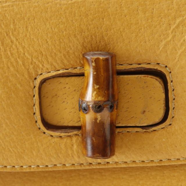 GUCCI グッチ バンブーリュック 003.2058.0016 カーフ 黄 リュック・デイパック レディース