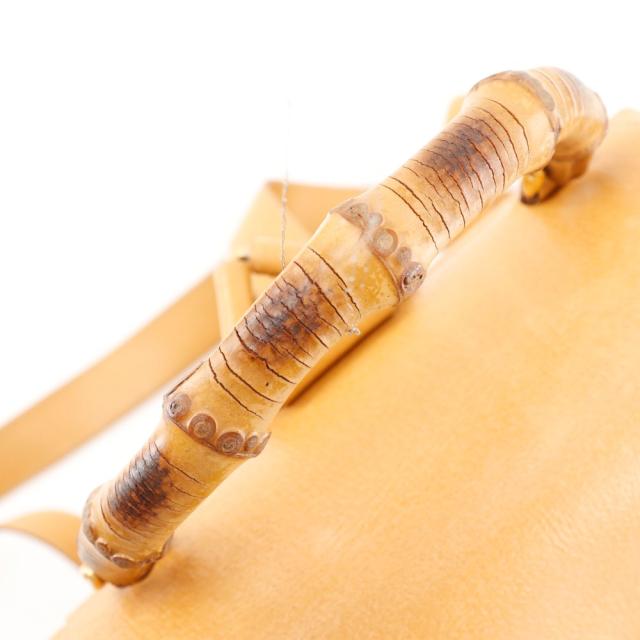 GUCCI グッチ バンブーリュック 003.2058.0016 カーフ 黄 リュック・デイパック レディース