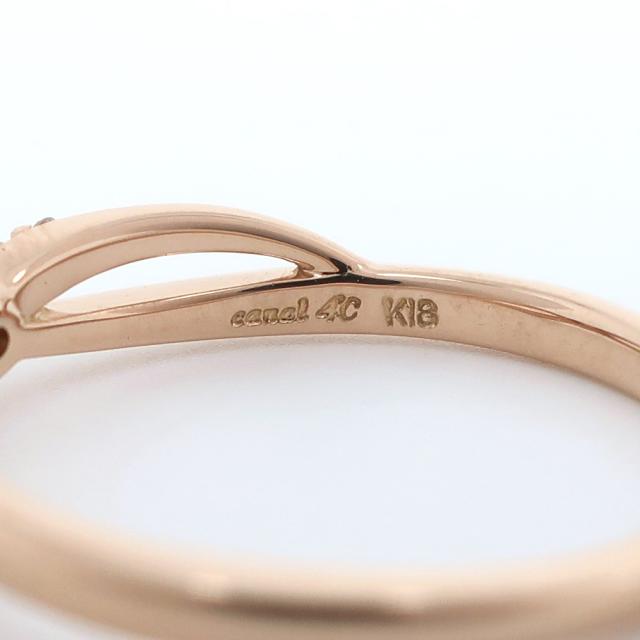 canal4℃ カナルヨンドシー ダイヤモンド K18ピンクゴールド 11号
