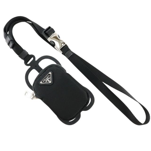 PRADA プラダ ポーチ付きスマートフォンホルダー 1ZT016 2DMJ
