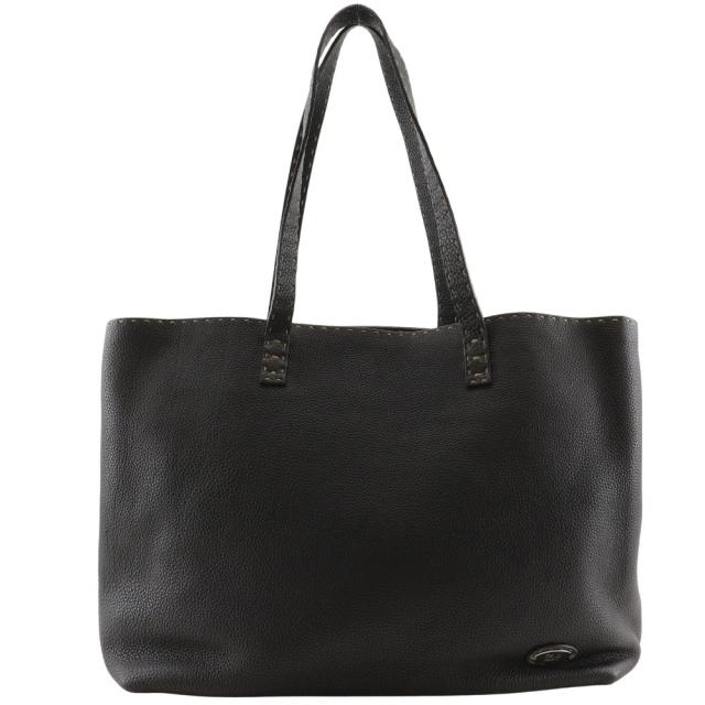 FENDI フェンディ セレリア 7VA282 レザー 茶 トートバッグ ユニ