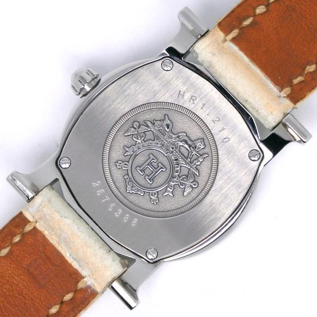 HERMES エルメス Hウォッチ HR1.210 SS クオーツ アナログ表示