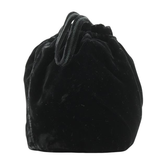 PRADA巾着 黒 超極美品】PRADA 巾着ポーチ テスートナイロン 黒 トライアングルロゴ PRADA プラダ 巾着 ポーチ