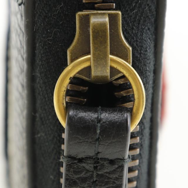 GUCCI グッチ ラウンドファスナー エンブロイダリー エンブロイダリー