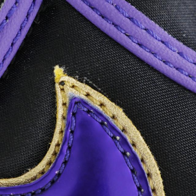 NIKE ナイキ VANDAL HIGH(GS BOYS) バスケットボールシューズ 333377-051 サテン 黒/紫 スニーカー_8