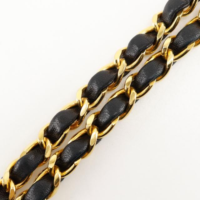 CHANEL シャネル チェーンショルダー デカココ マトラッセ デカココ マトラッセ エナメル 黒_10