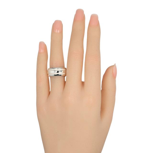 TIFFANY&Co. ティファニー　グルーブドリング　14号 シルバー925 TIFFANY&Co. ティファニー グルーブドリング 14号 シルバー925