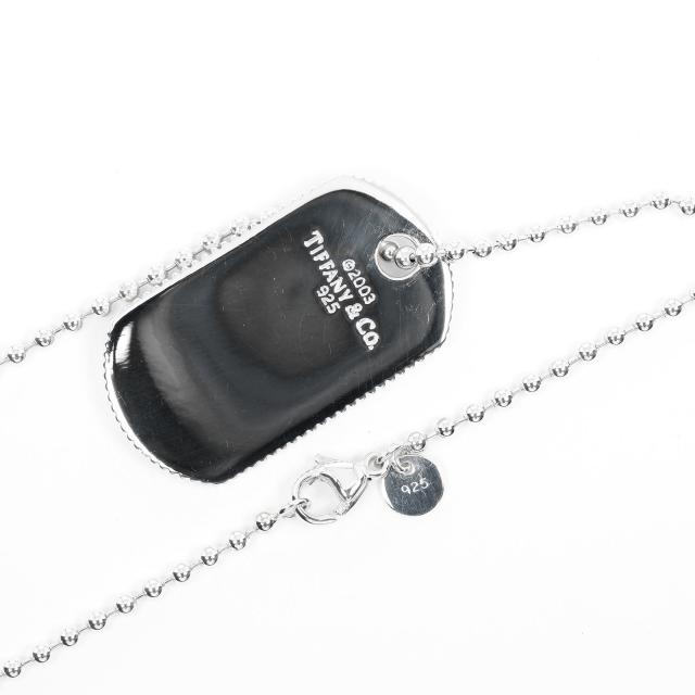 TIFFANY&Co. ティファニー ドッグタグ コインエッジ シルバー925 