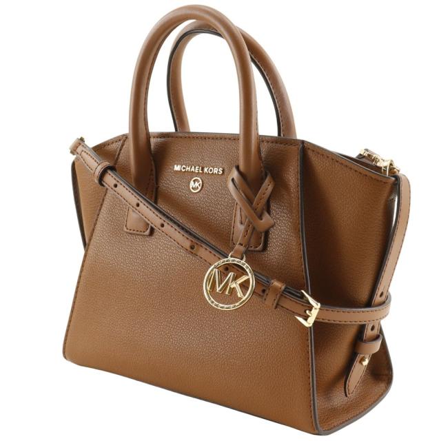 Michael Kors マイケルコース アヴリル 2WAYショルダー 30H1G4VS5L レザー 茶 ハンドバッグ_1