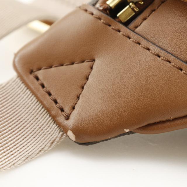 Michael Kors マイケルコース ボディバッグ PVC 茶 ウエストバッグ