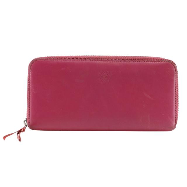 ロエベ LOEWE カードケース アナグラム ピンク ベージュ